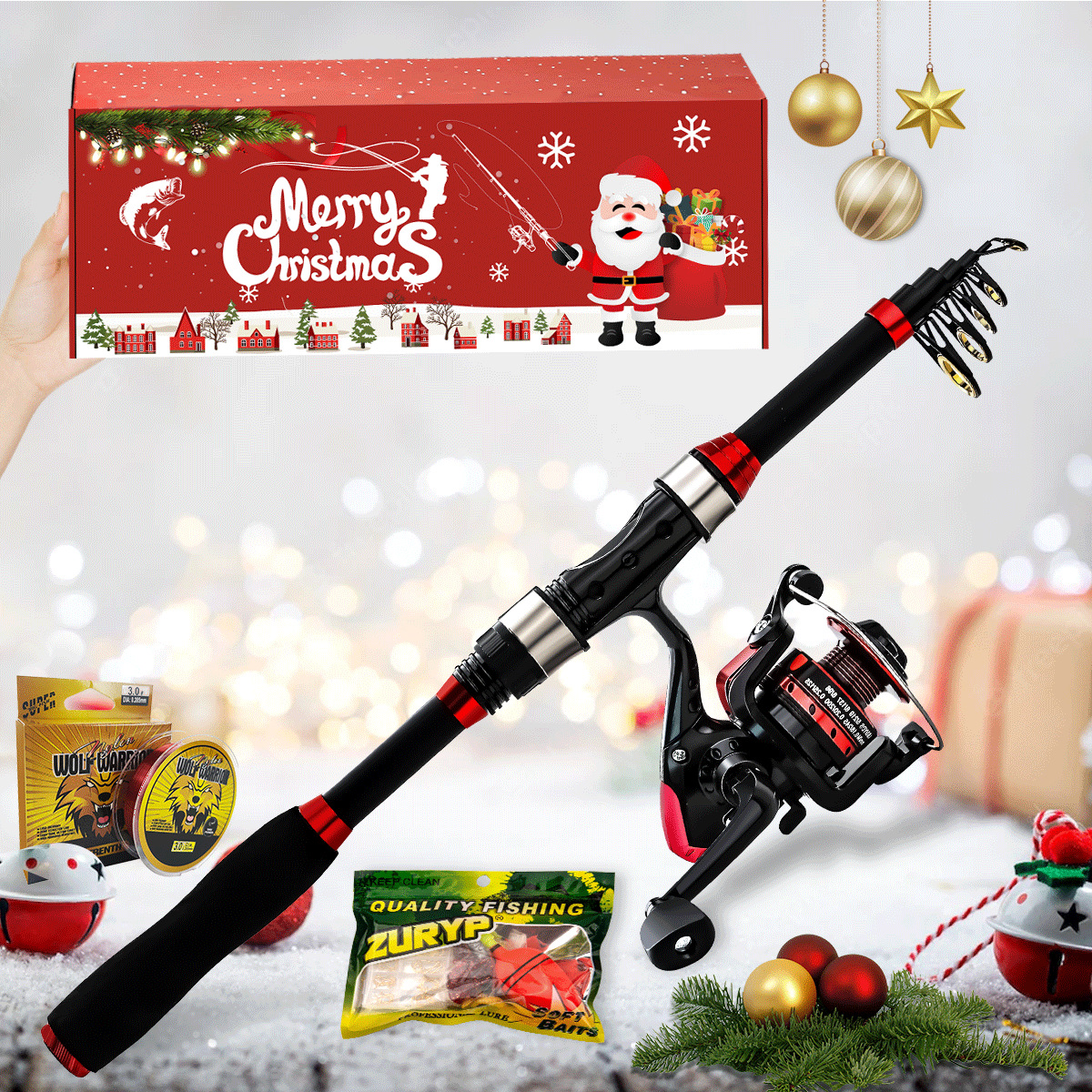 Fishing Tackle Christmas Set U - Freshwater Line 评论和价格