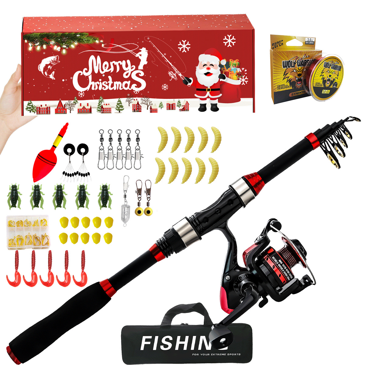 Fishing Tackle Christmas Set U - Freshwater Line 评论和价格