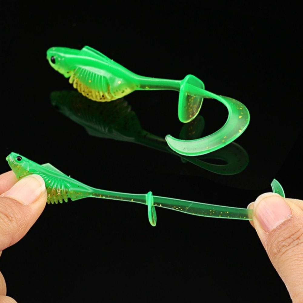 10PCS PVC Fishing Soft Lures 6 - Ice Fishing Line 评论和价格