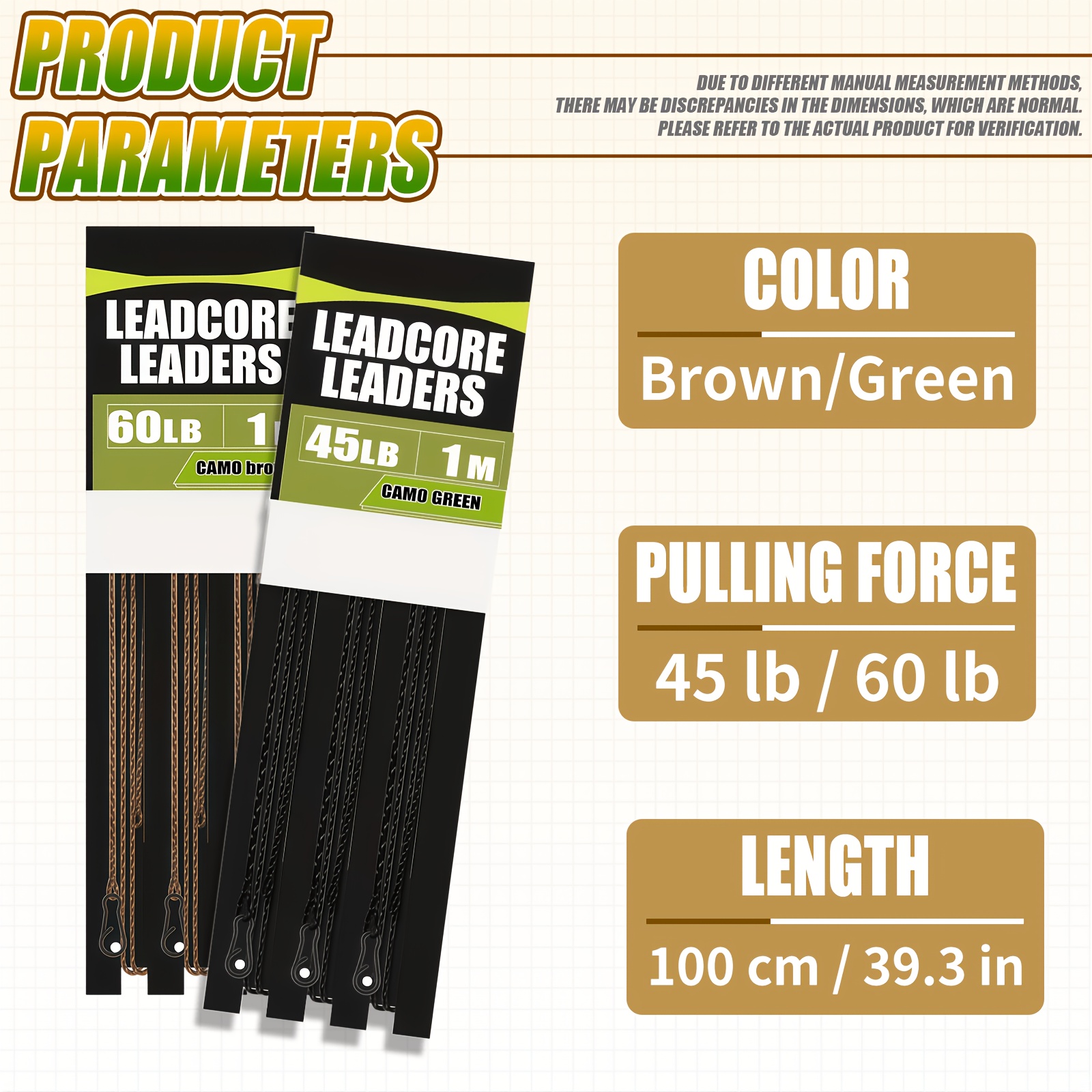 Carp Fishing Leadcore Leaders  - Leader Line 评论和价格