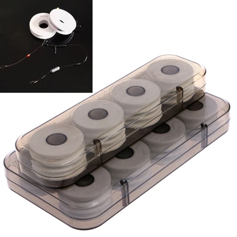 8/16Pcs Translucent Fishing Ta - Fishing Line Box 评论和价格