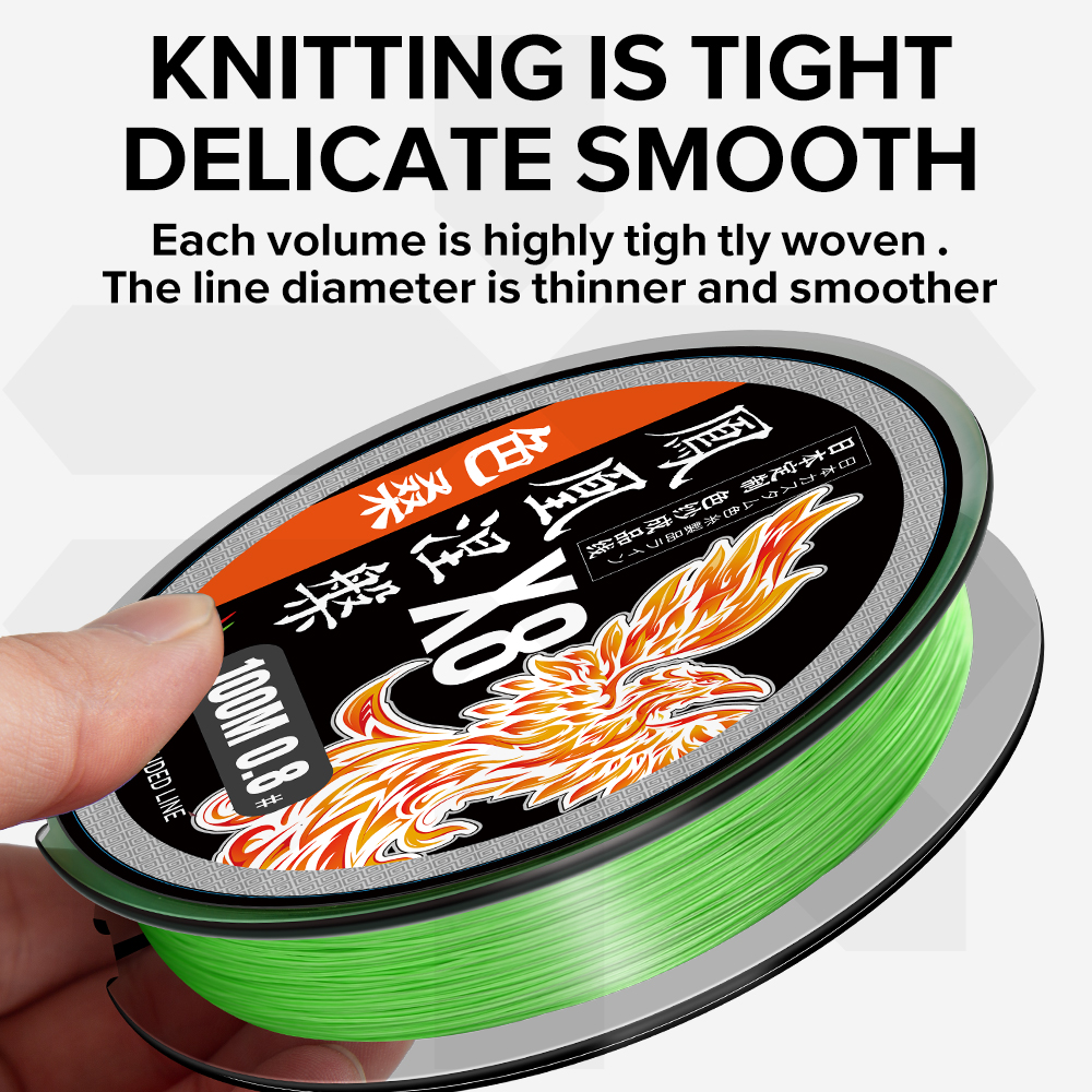 ZUKIBO Phoenix 8 Strand PE Bra - Ice Fishing Line 评论和价格