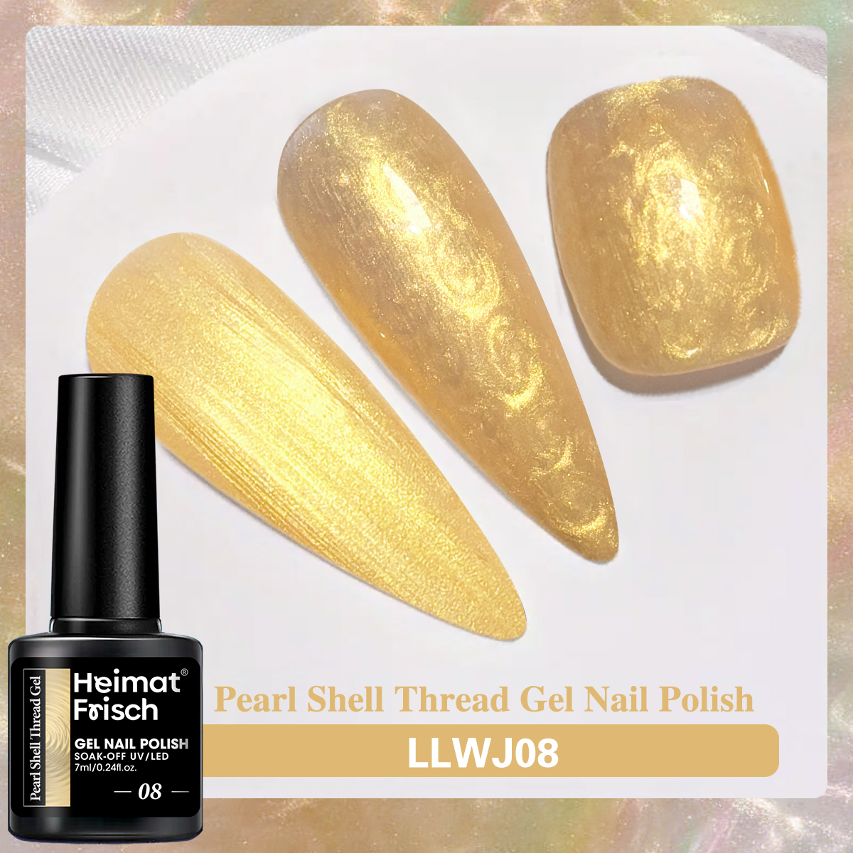 1 piece of shell line gel nail - Copolymer Line 评论和价格